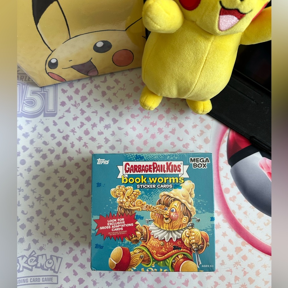 Garbage Pail Kids Bookworms Sticker Cards Mega Box